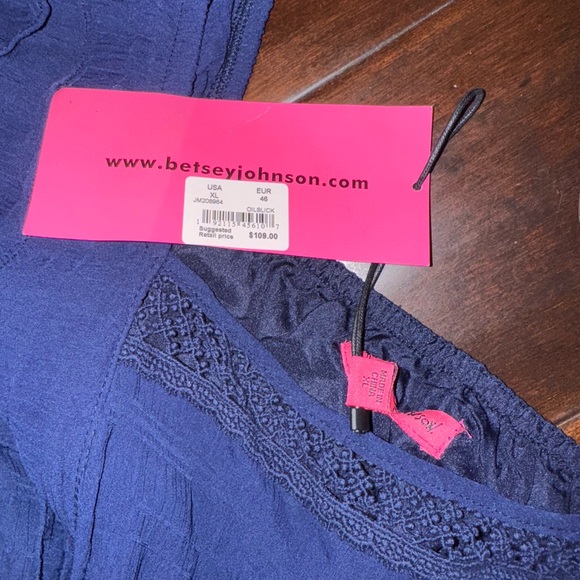 NEW Betsey Johnson Blue Dress - Picture 2 of 2